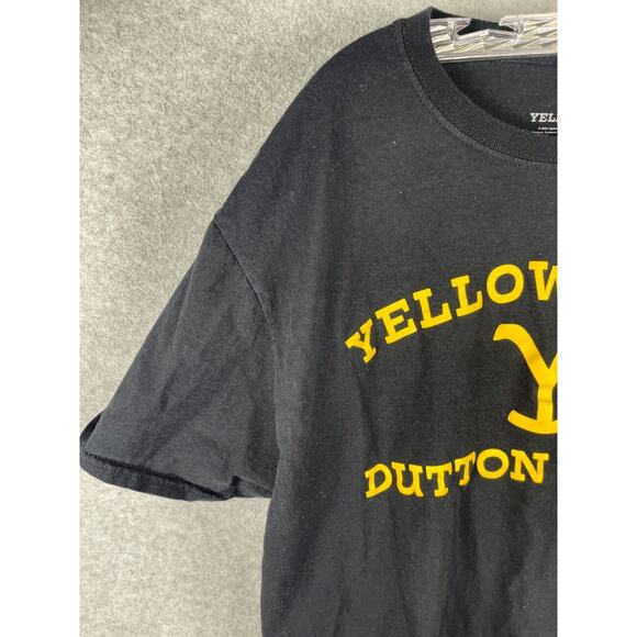 Yellowstone Dutton Ranch T Shirt Mens M Black Short Sleeve TV‎ Show Tee - Picture 3 of 9